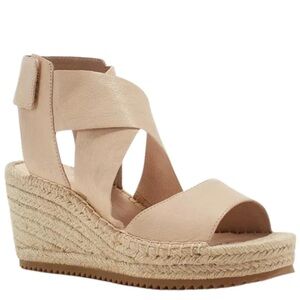 Eileen Fisher Willow Espadrille Cream Color Size 8 1/2